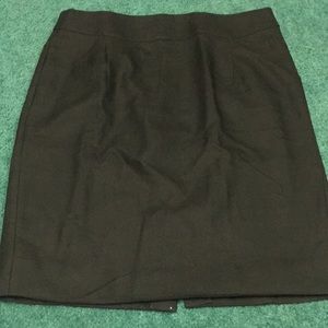J Crew Black Pencil Skirt